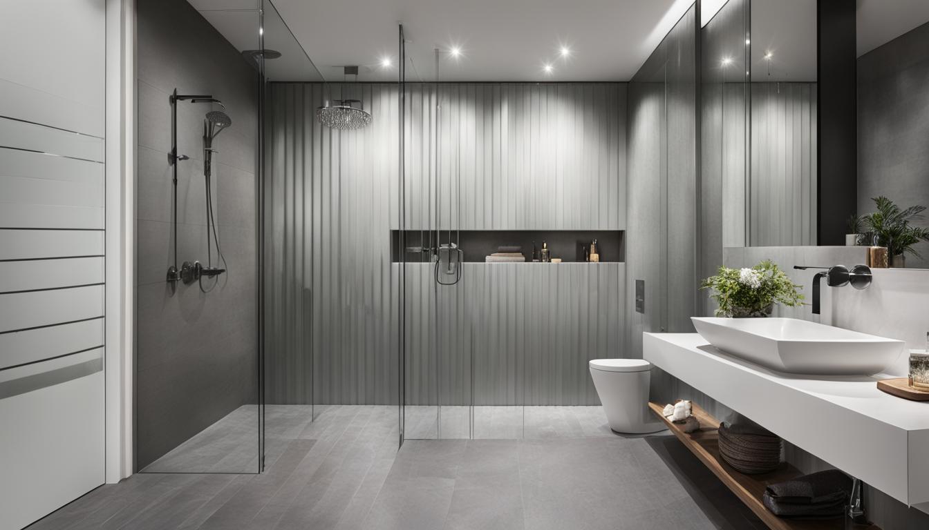 Vertical Tiling for More Spacious Bathrooms