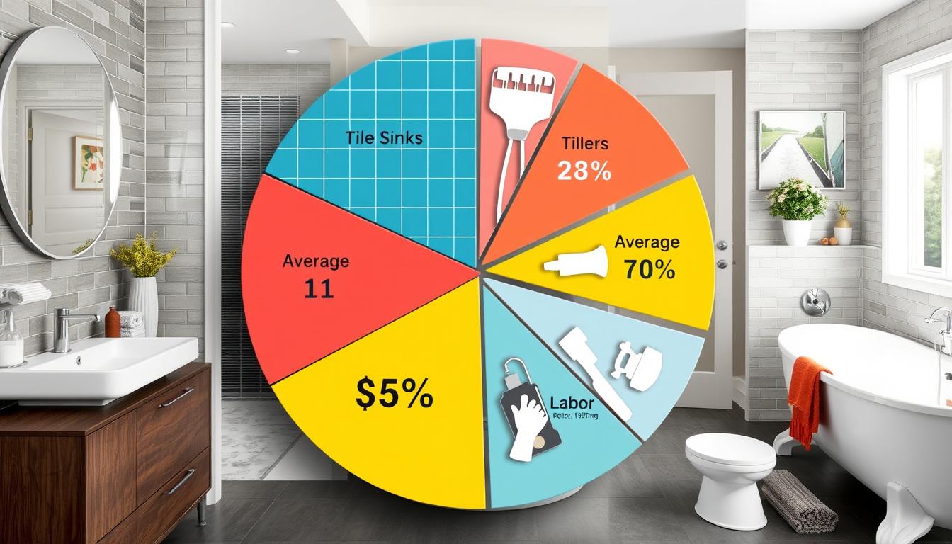 average spend on bathroom renovations