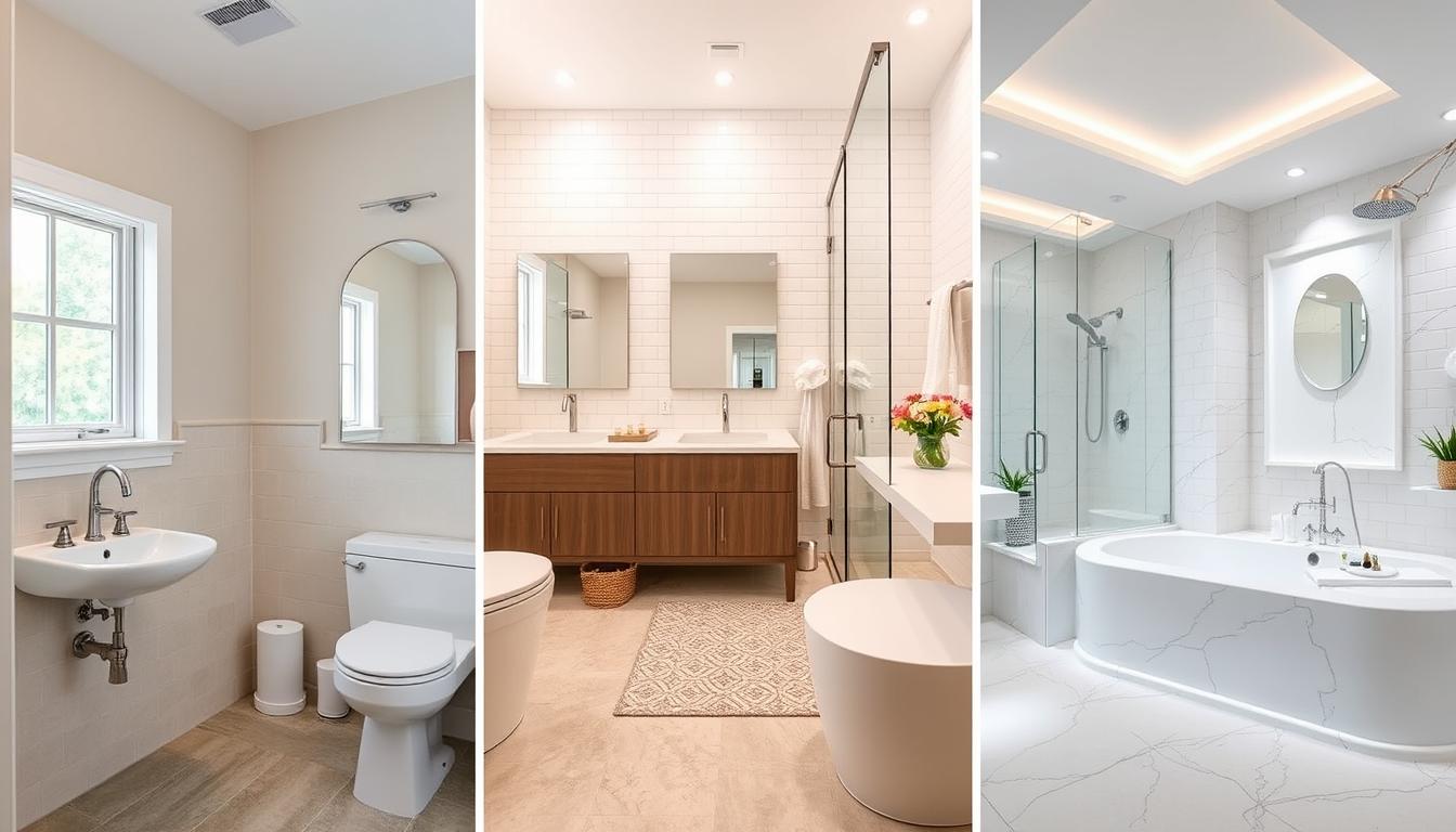 types of bathroom renovation